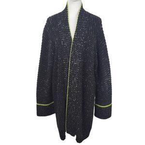 Express Black Oversized Cardigan Sweater Size Medium/Large Black Cardigan